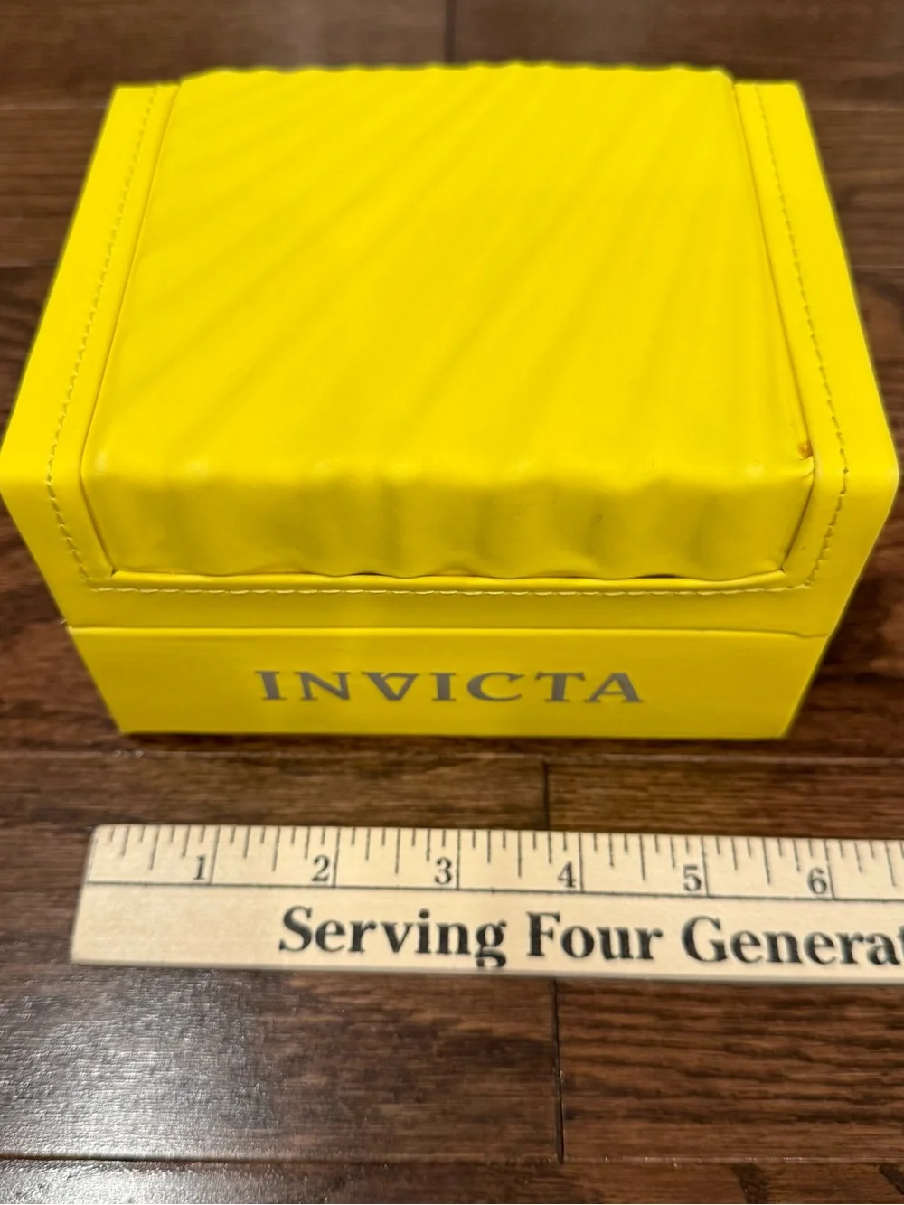 Invicta Bright Yellow Watch Box